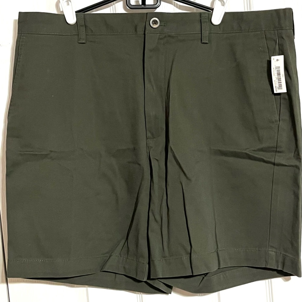 Amazon Essentials Olive Flat Front Shorts